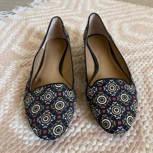 detailed slip on moccasins